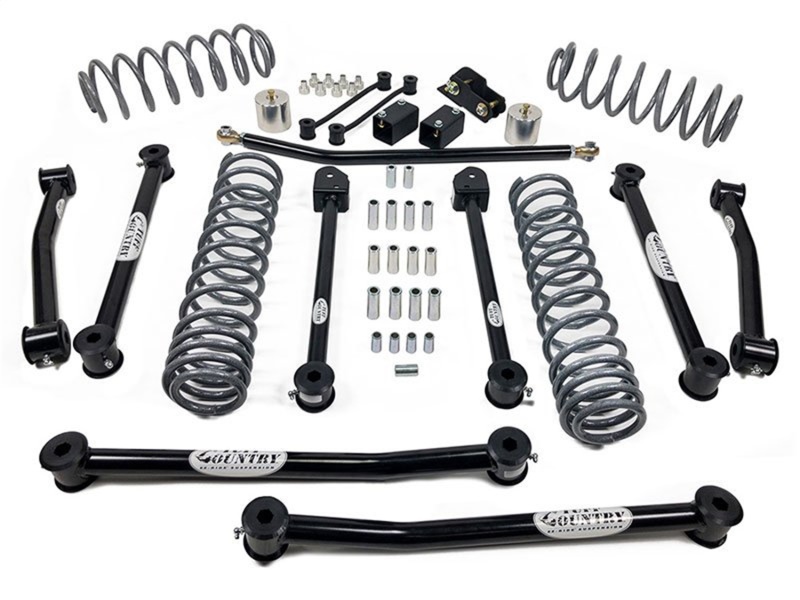Jeep Wrangler JLU Suspension Lift Kit - Front + Rear - Tuff Country - 4 inch EZ-Ride - `18-`23